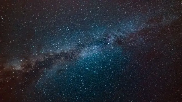 Milky Way galaxy filling the night sky